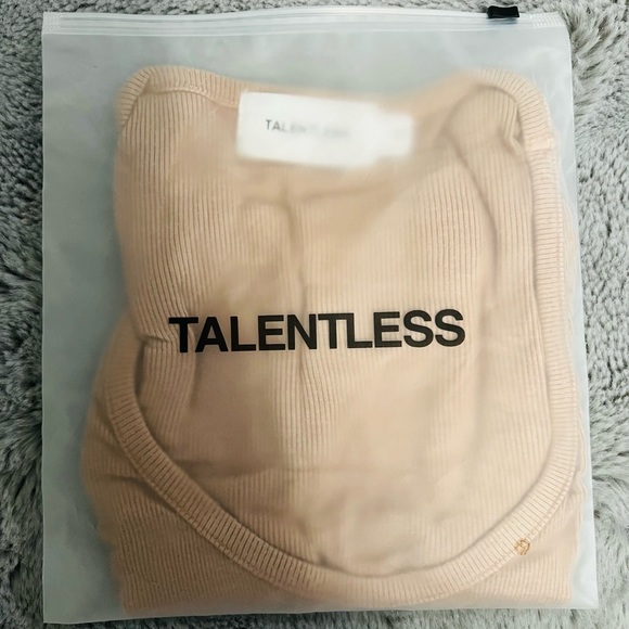 Talentless CROP MODAL TANK - NUDES - M - Picture 5 of 6